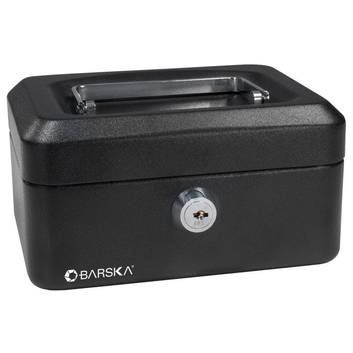 Barska CB11828 6" Cash Box with Key Lock