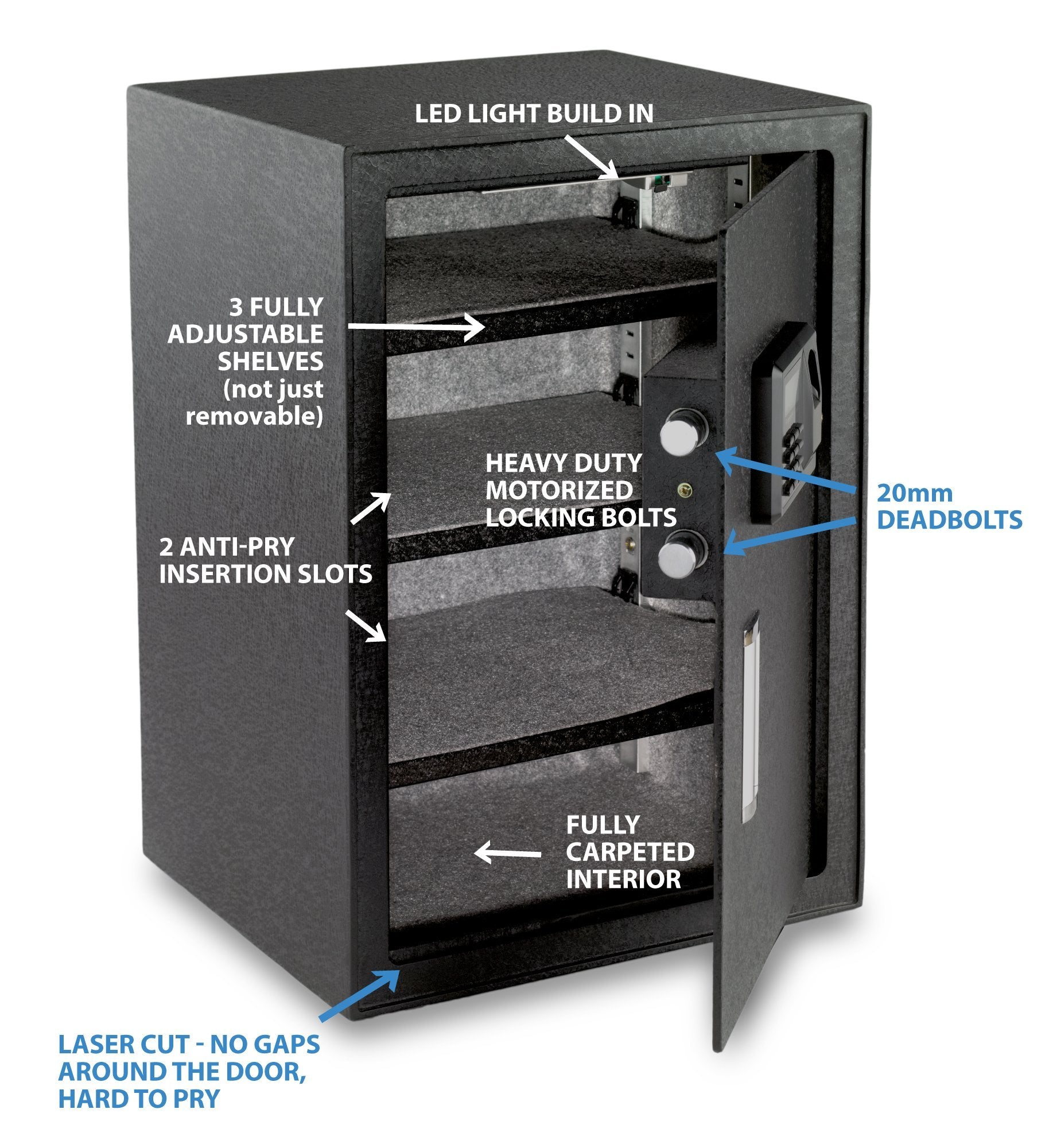 Viking VS-50BLX Large Biometric Safe - Safe and Vault Store.com