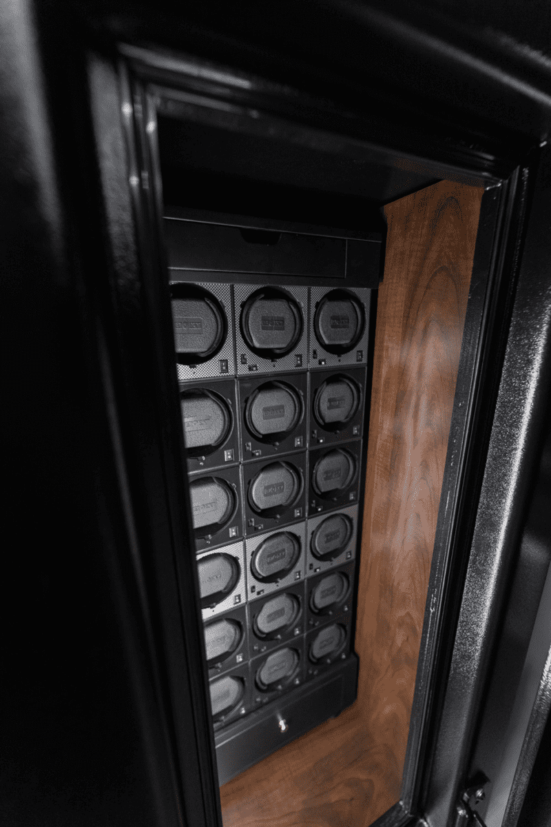 BlumSafe Professional Watch Winder Burglar & Fire Safe with Winders