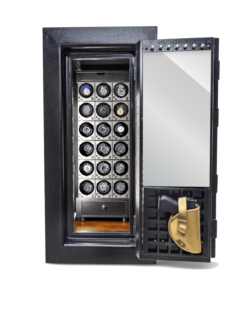 BlumSafe Professional Watch Winder Burglar & Fire Safe