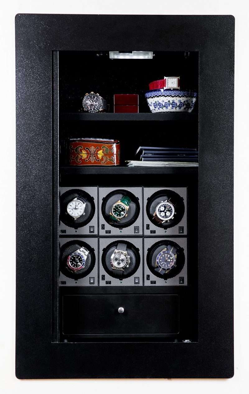BlumSafe 301504-US Luxury Watch Winder Wall Safe USA Built Gen 2.0
