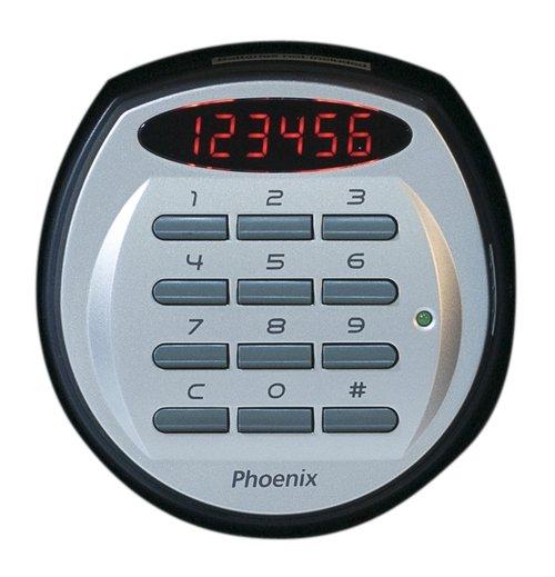 Burglar Fire Safe Products - Phoenix DPS6500 Luxury Safe With Cherry Laminate Exterior Front