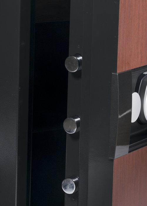 Burglar Fire Safe Products - Phoenix DPS7500 Luxury Safe With Cherry Laminate Exterior Front