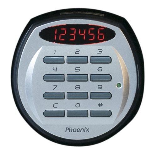 Burglar Fire Safe Products - Phoenix DPS7500 Luxury Safe With Cherry Laminate Exterior Front