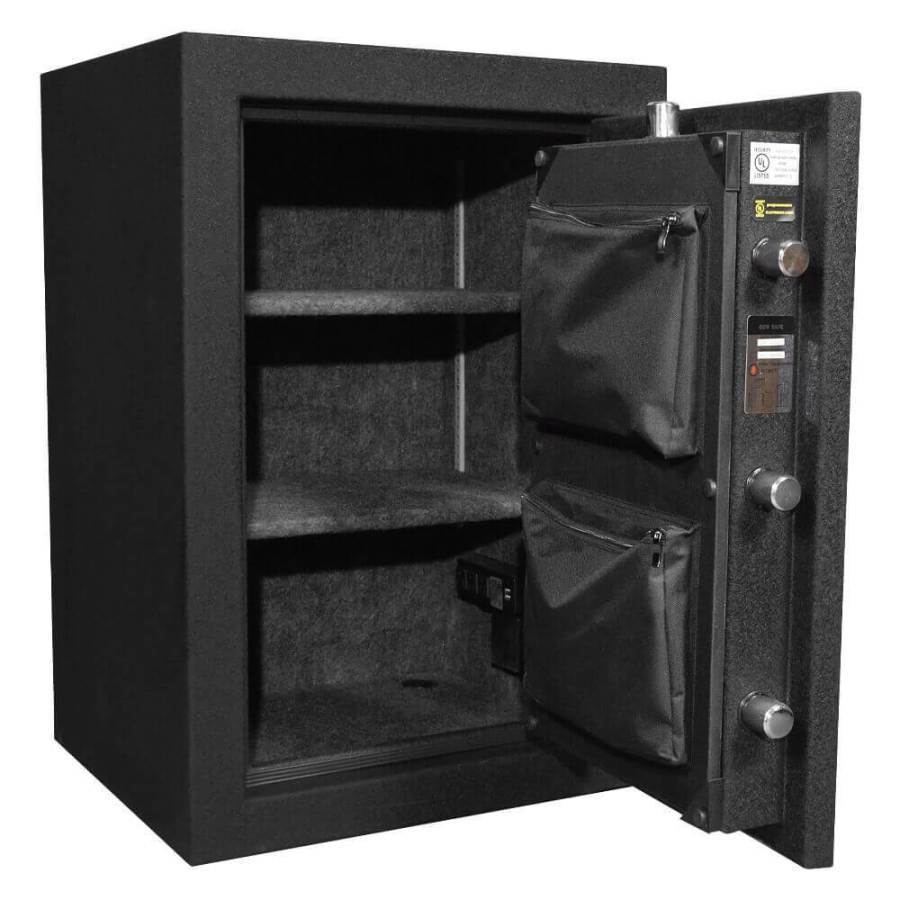 Stealth HS8 UL Home and Office Safe Door Open 90 Degrees with Bolts Out