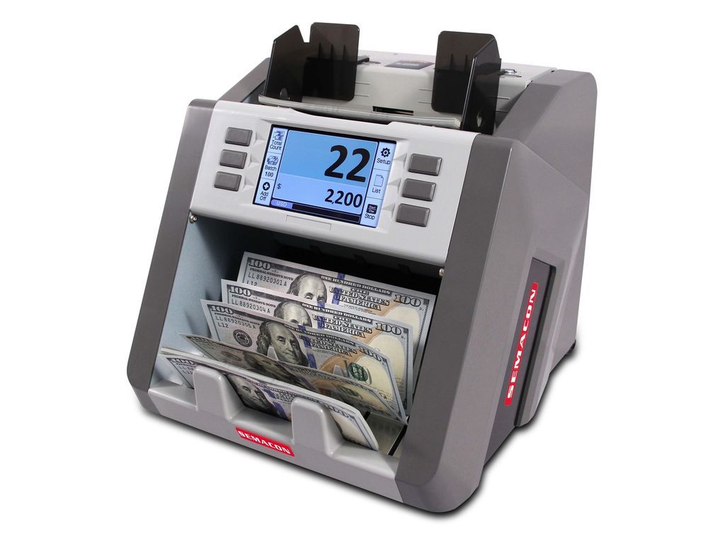 Coin And Currency Counters - Semacon S-2200 Bank Grade Single Pocket Currency Discriminator S2200