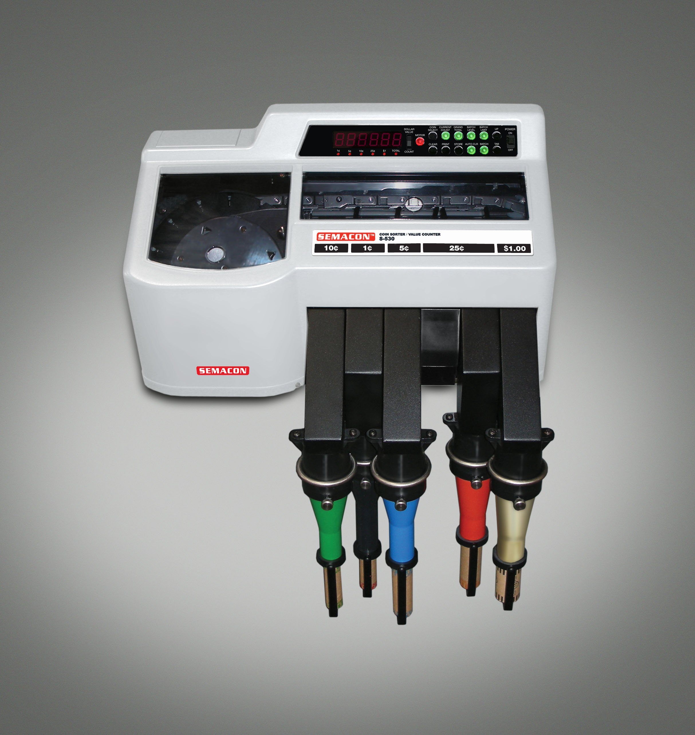 Semacon S-530 Heavy Duty Coin Sorter / Value Counter - Safe and Vault  Store.com