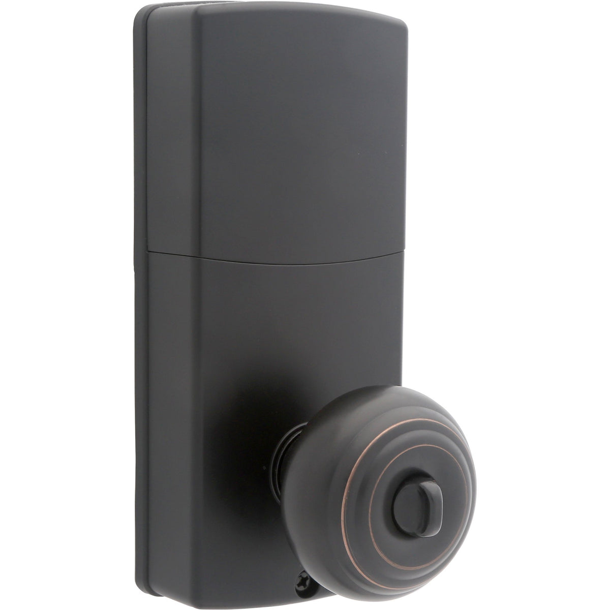 Honeywell 8732401 Electronic Entry Knob Door Lock with Keypad Oil Rubbed Bronze Backside