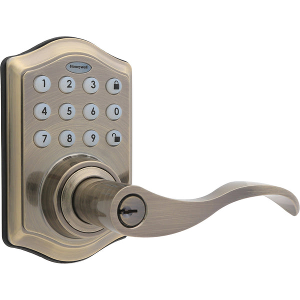Honeywell 8734101 Electronic Entry Lever Door Lock with Keypad in Anti -  Safe and Vault Store.com