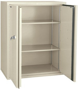 FireKing CF4436-D Secure Storage Cabinet Doors Open Empty