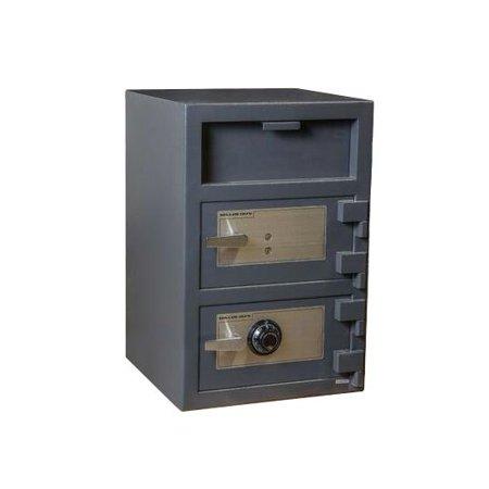 Front Loading Deposit Safes - Hollon FDD-3020CK Double Door Depository Safe