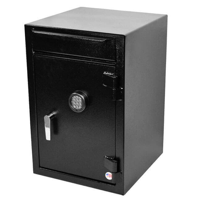 Stealth DS3020FL12 Made in USA Depository Safe Door Closed Side Angle