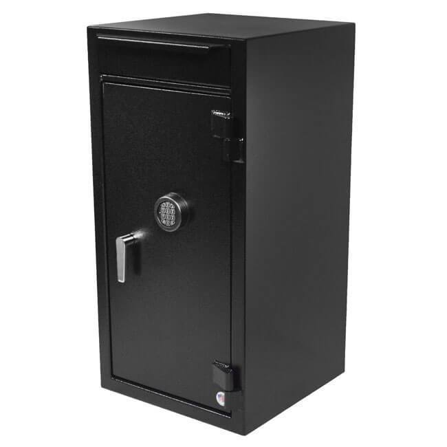 Stealth DS4020FL12 Tall Depository Safe with Internal Locker Door Closed Angled View
