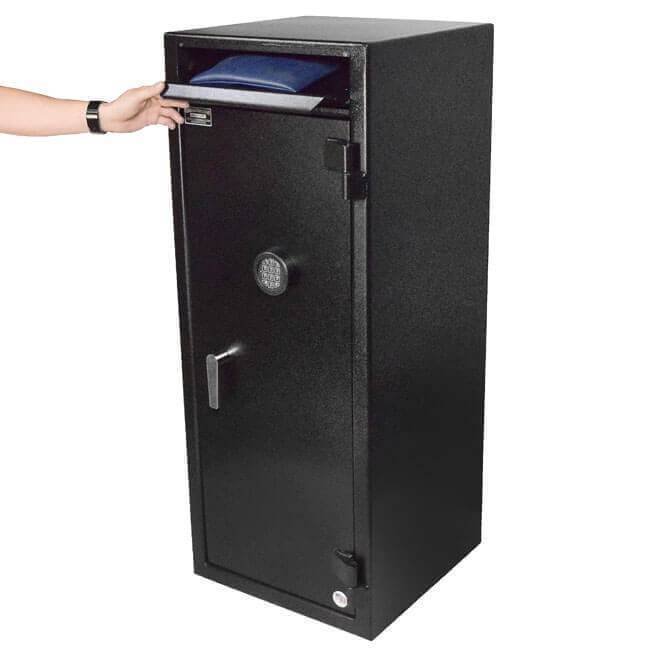 Stealth DS5020FL Extra Tall Heavy Duty Depository Safe with Hand Dropping Bank Bag