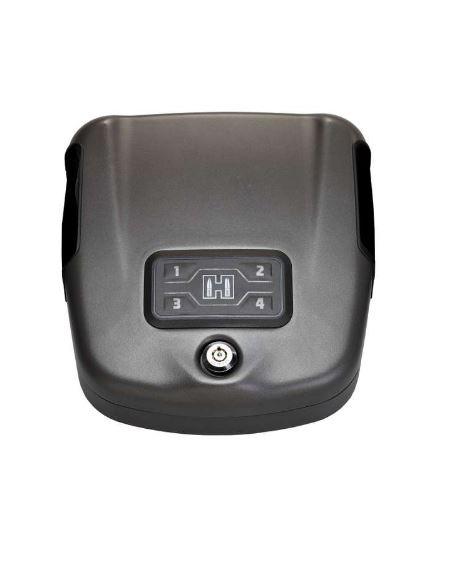 Hornady 98180 Rapid RFID Safe Shotgun Wall Lock Empty Showing Keypad &amp; Key Lock