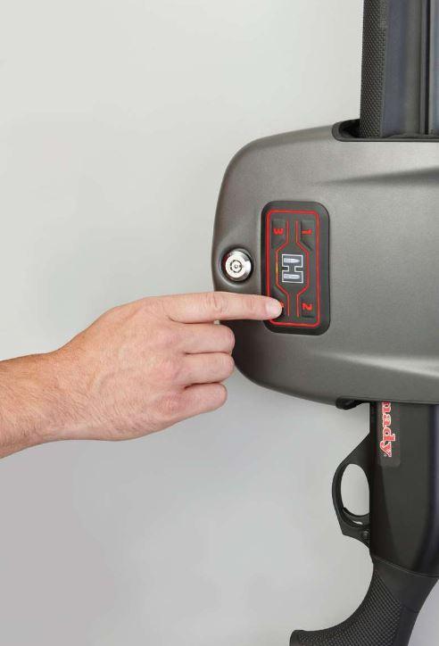 Hornady 98180 Rapid RFID Safe Shotgun Wall Lock Entering Code