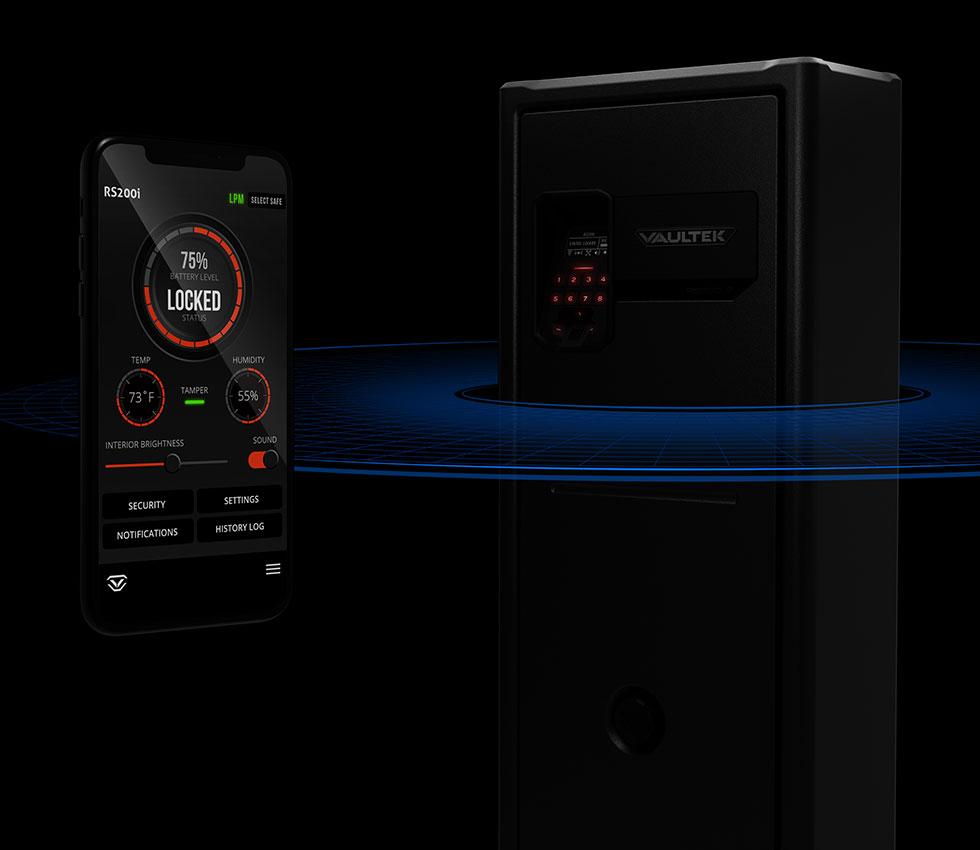 Vaultek RS200i WIFI Biometric Smart Rifle Safe Phone App