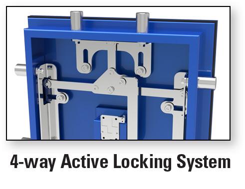AMSEC BFX6030 4-Way Active Locking System