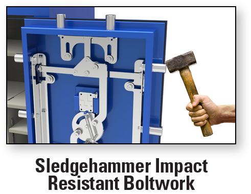 AMSEC BFX6636 Sledgehammer Impact Resistant Boltwork