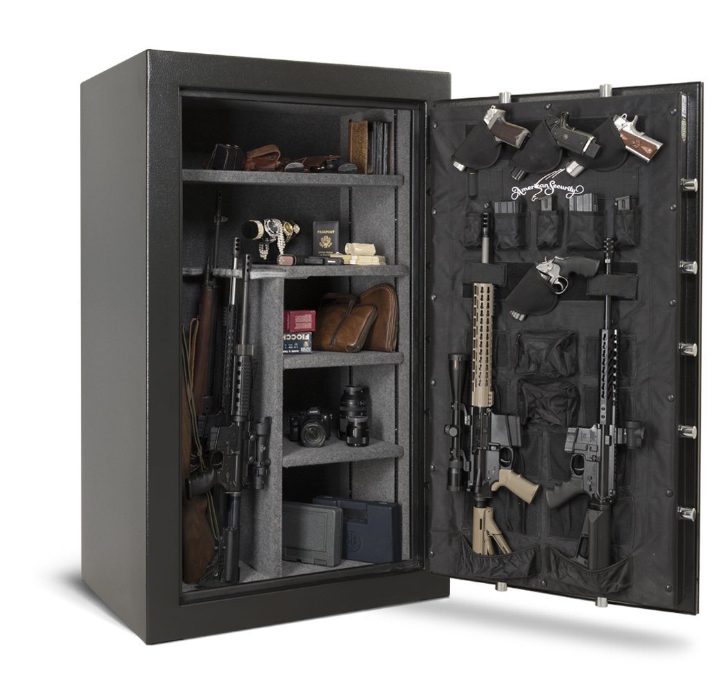AMSEC SF6036E5 Rifle &amp; Gun Safe Door Wide Open Full