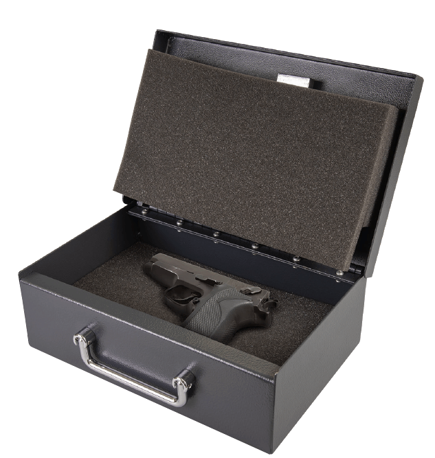 AMSEC PS1208EZ Easy-Carry Handgun Safe - Door Open