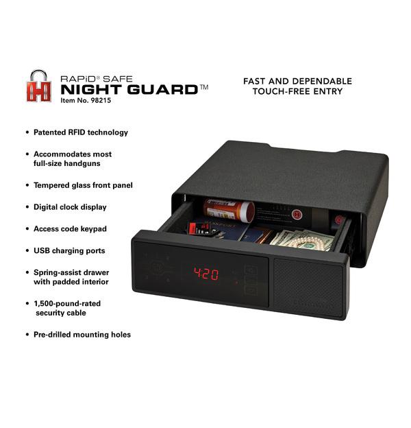 Hornady 98215 Rapid Safe Night Guard Clock Specs