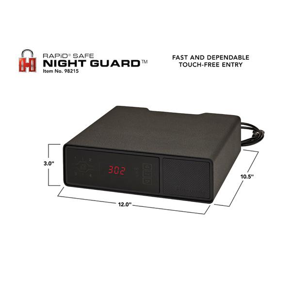 Hornady 98215 Rapid Safe Night Guard Clock Dimensions