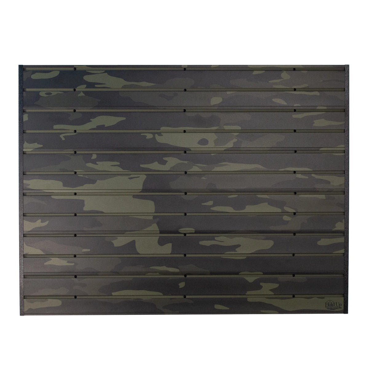 Hold Up Displays 6 Piece Black Camo Slatwall Panel Set HDSW2-3X4-BC Front View