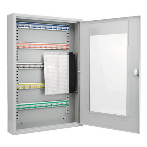 Barska CB12950 50 Position Key Grey with Glass Door Safe and