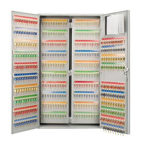 Key Cabinets - Barska CB12958 800 Key Adjustable Lock Box Key Cabinet - Gray