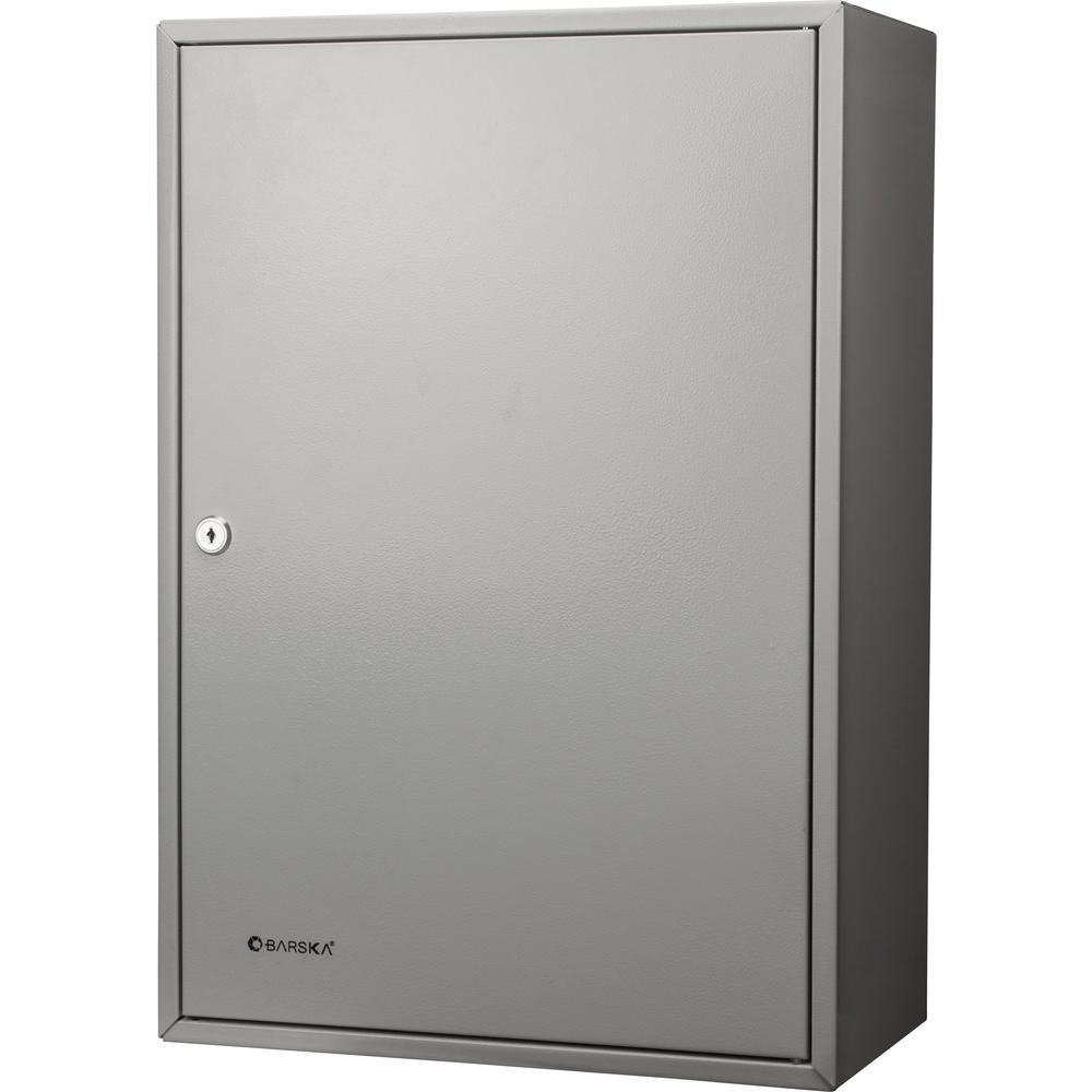 Key Cabinets - Barska CB13238 300 Keys Adjustable Key Cabinet Lock Box Gray