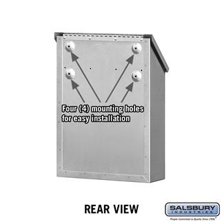 Mailboxes - Salsbury Stainless Steel Mailbox - Decorative - Vertical Style
