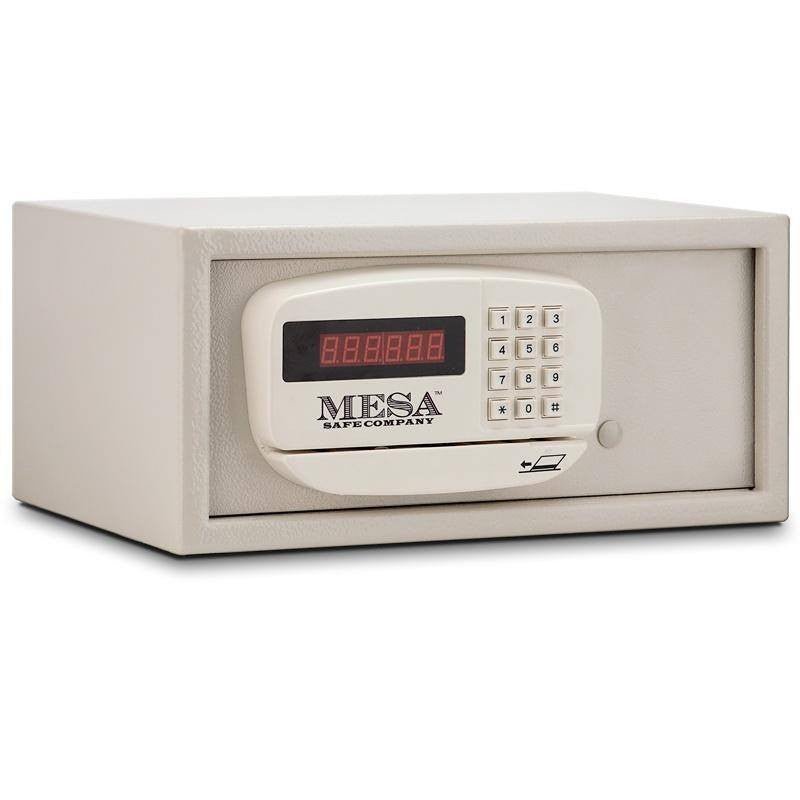 Mesa MH101E-WHT Hotel & Residential Safe Cream
