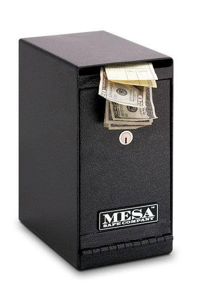 Mesa MUC1K Undercounter Safe with Cash in Slot