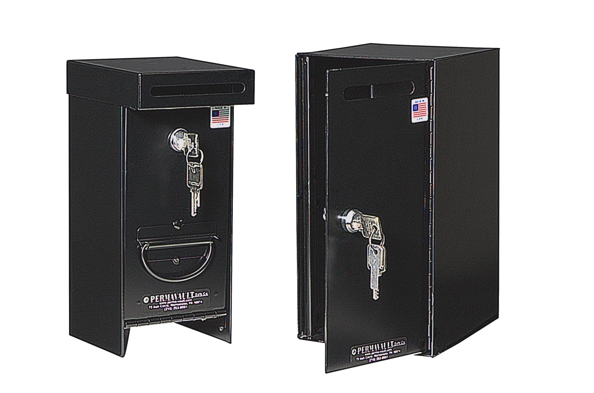Perma-Vault PRO-1150-M Twice-As-Safe Drop Box with Medeco Key Lock