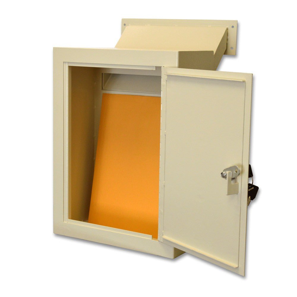 Protex MDL-170 Wall-Mount Letter Locking Drop Box with Chute - Safe and ...