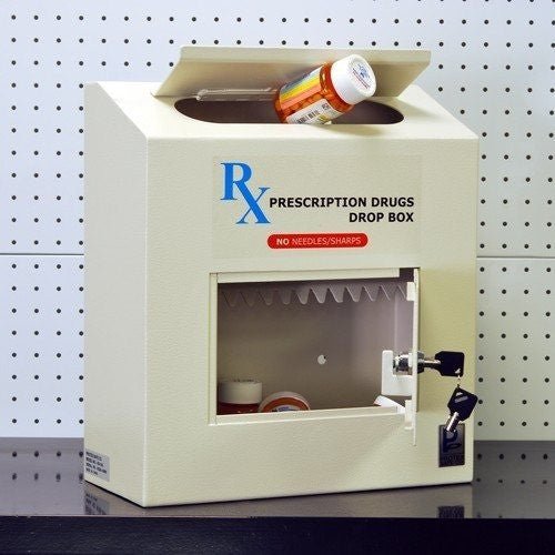 Prescription Box Protex RX-164 Prescription Drugs Drop Box - Safe and Vault Store.com
