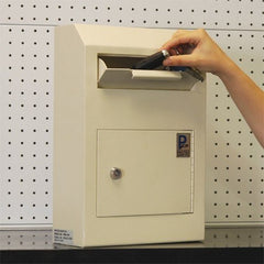 Protex WDS-150 Wall-Mount Locking Payment Drop Box - Safe and