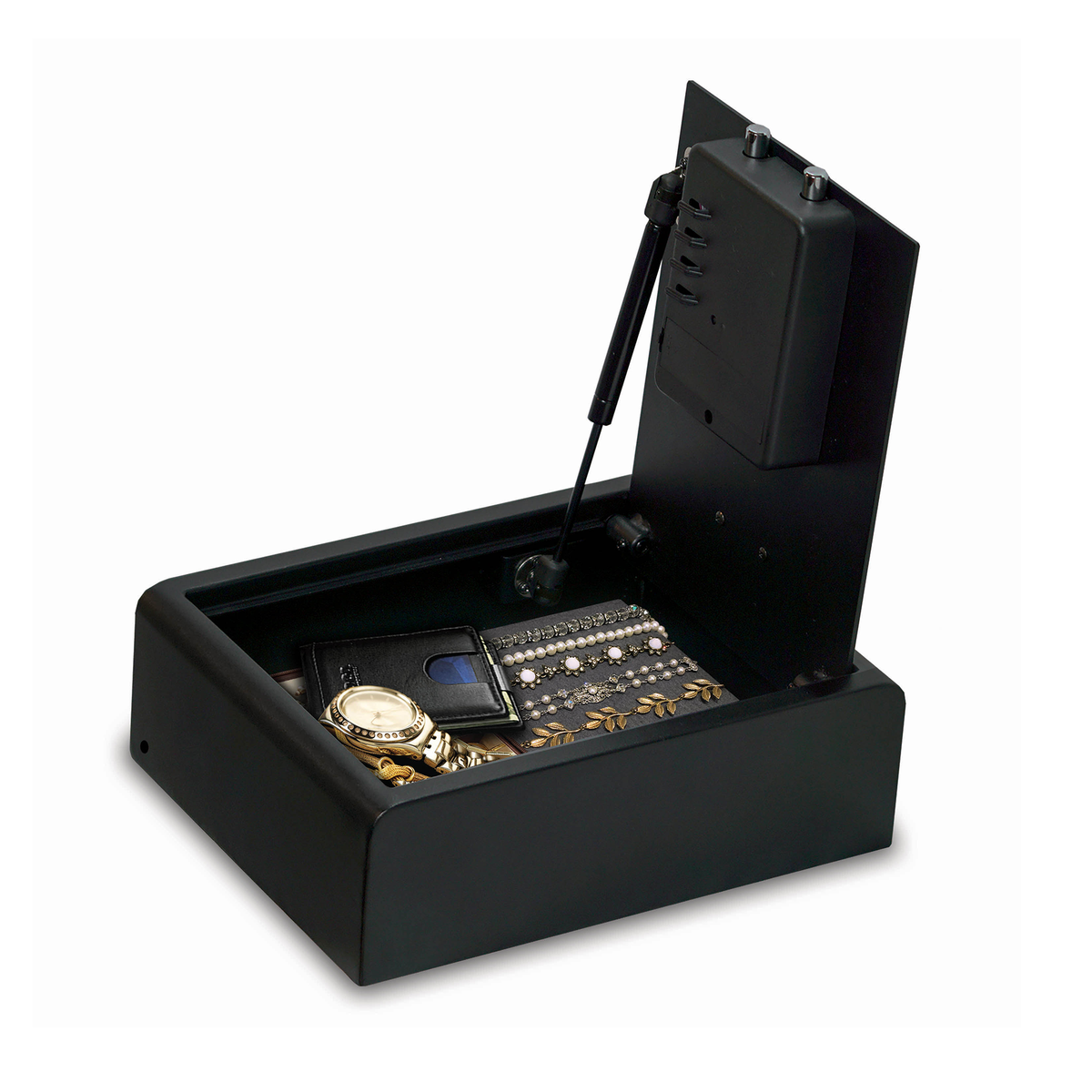 Sports Afield SA-PV1M-BIO Drawer Safe with Biometric Lock Door Open Full