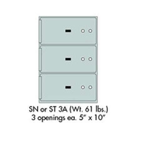 Safe Deposit Boxes - SafeandVaultStore SN-3A Safe Deposit Boxes 3 - 5&quot; X 10&quot; Openings