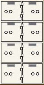 SafeandVaultStore SDBAXN-8 AXN Series Safe Deposit Boxes