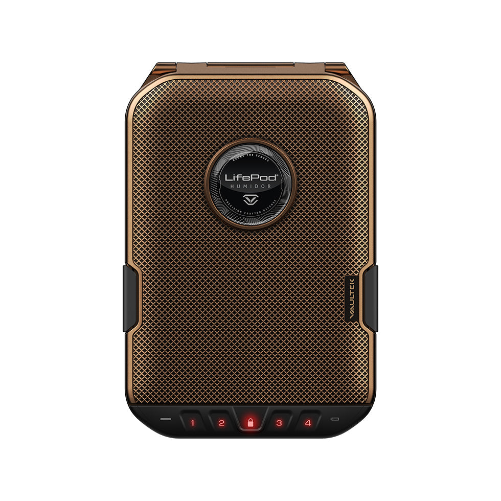 Security Safes - Vaultek Lifepod Humidor With Built-in Lock System LH10