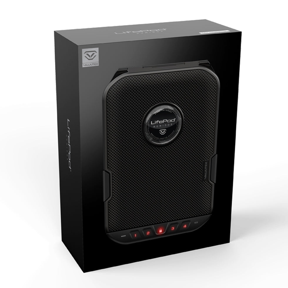 Security Safes - Vaultek Lifepod Humidor With Built-in Lock System LH10