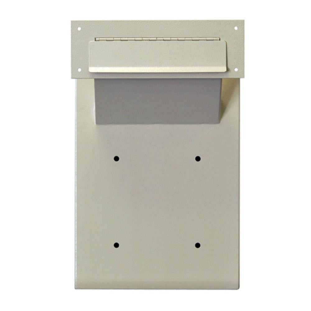 Through The Wall Depository Safe - Protex WDC-160E Wall-Mount Locking Drop Box With Chute