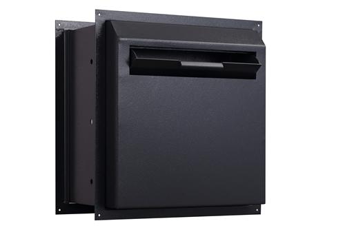 Through The Wall Depository Safe - Protex WDD-180-Black Drop Box