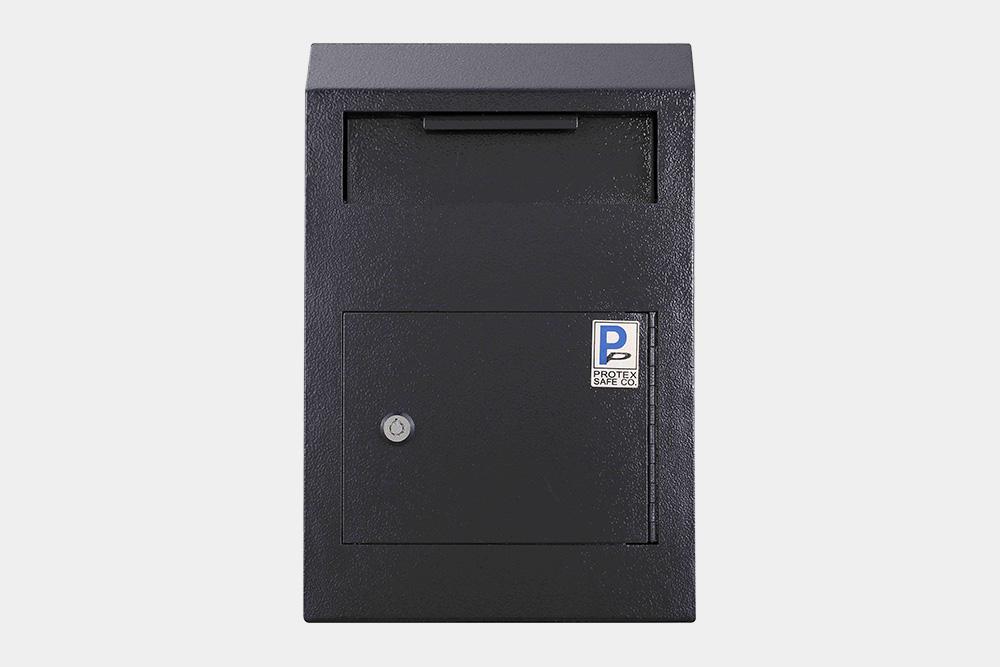 Protex WDS-150 Wall-Mount Locking Payment Drop Box Black