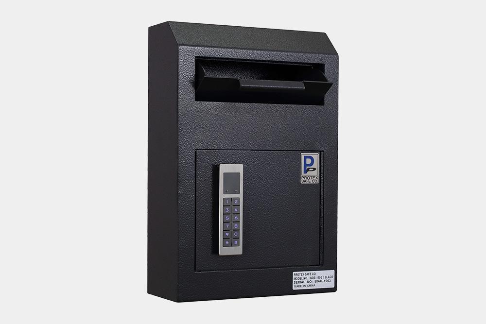 Through The Wall Depository Safe - Protex WDS-150E II Wall Mount Drop Box With Electronic Lock
