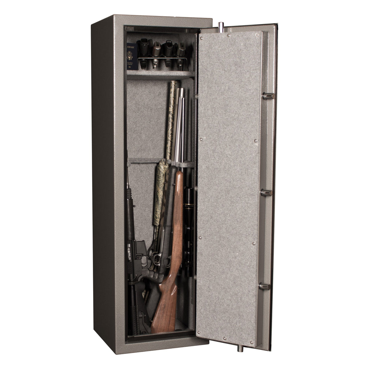 Tracker TS08 Gun &amp; Rifle Safe Door Open Full