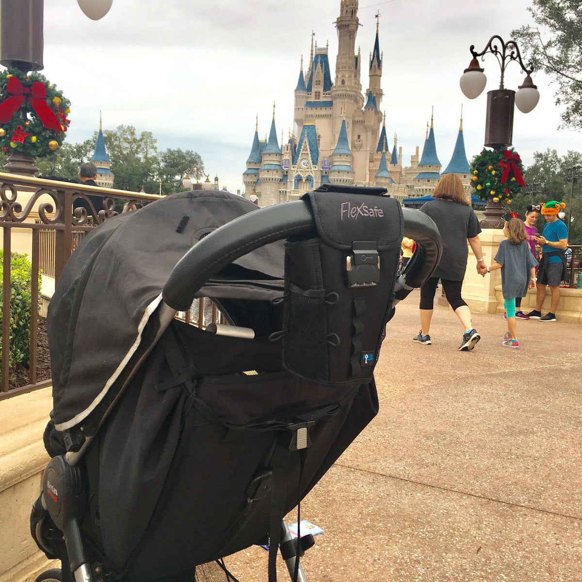 The Portable Travel Safe On Stroller at Disney Land