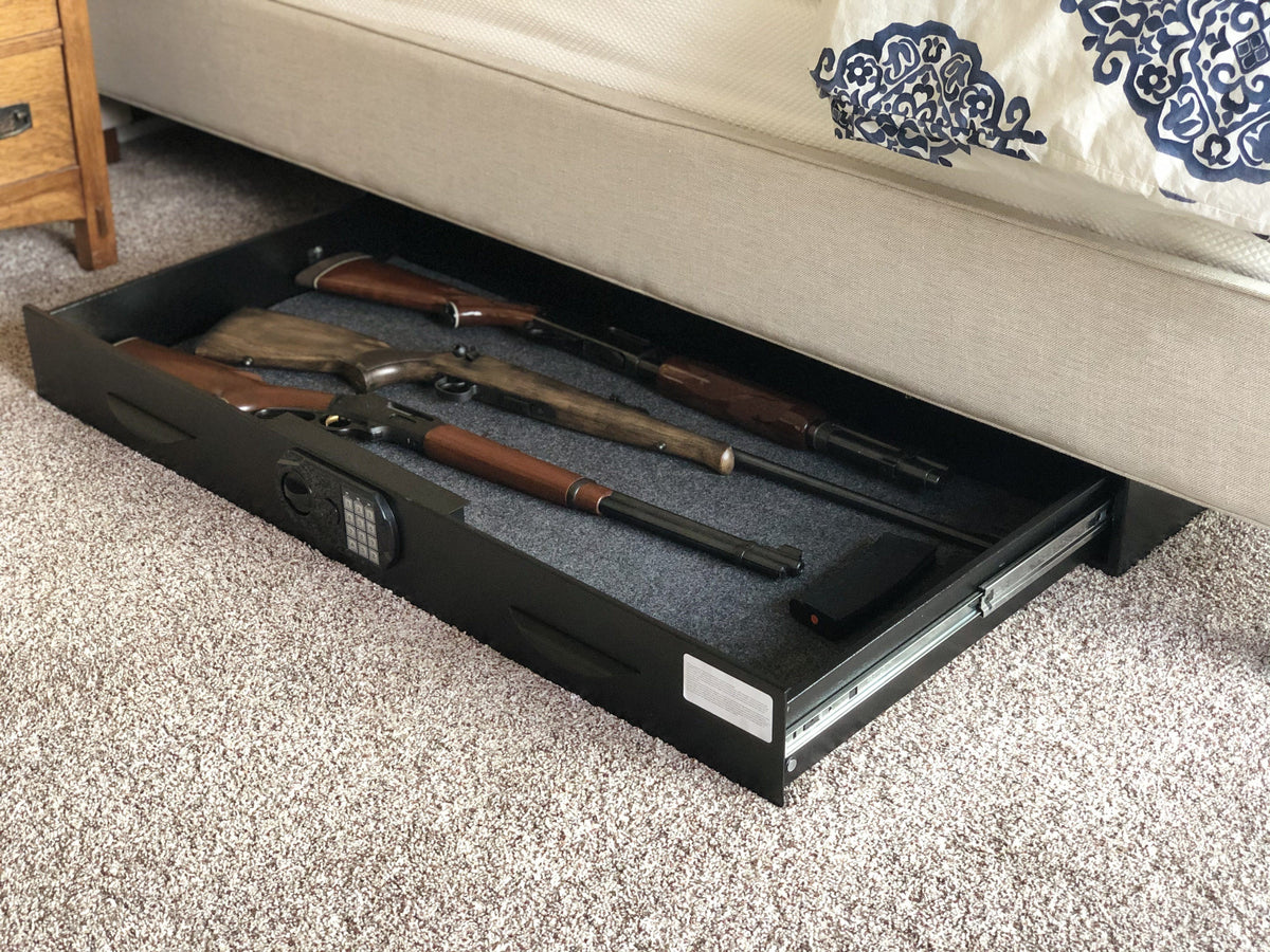 Can an Under-Bed Safe Store Rifles Or Long Guns? Secure & Practical Guide